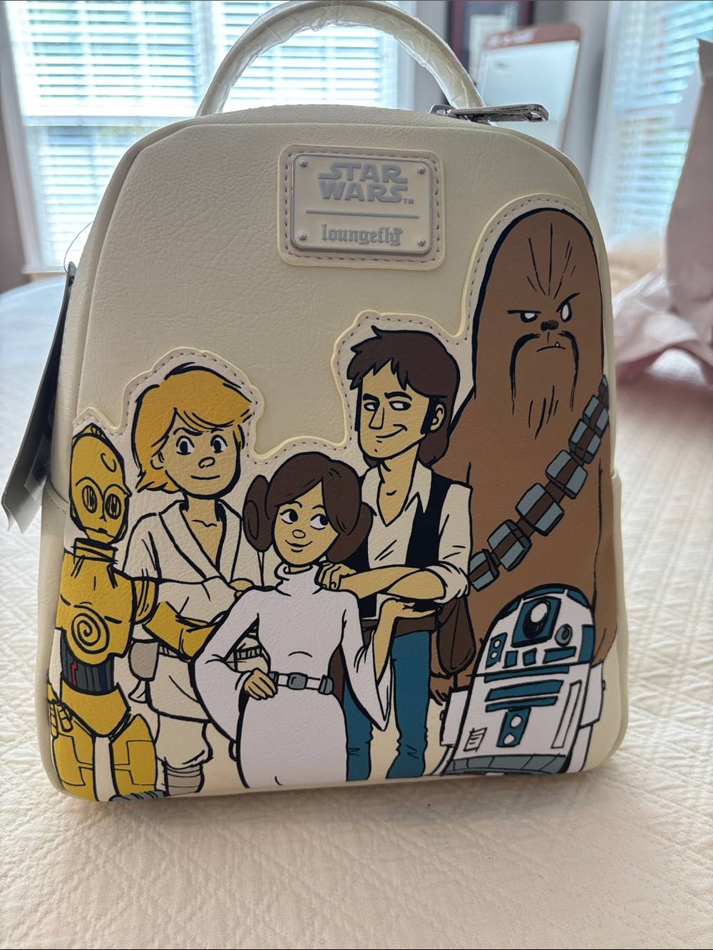 NWT Rare Loungefly Star Wars Cartoon Character Mini Backpack